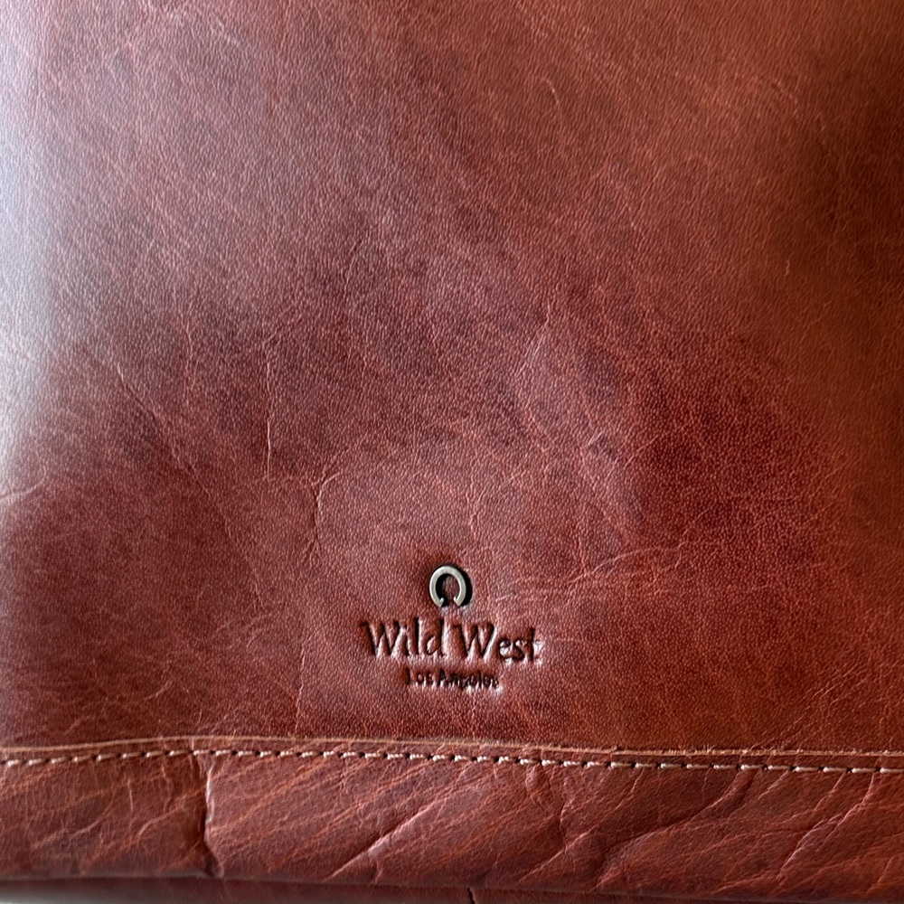 Wild West Brown vintage Leather Tote